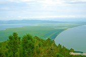 Вид на перешеек полуострова